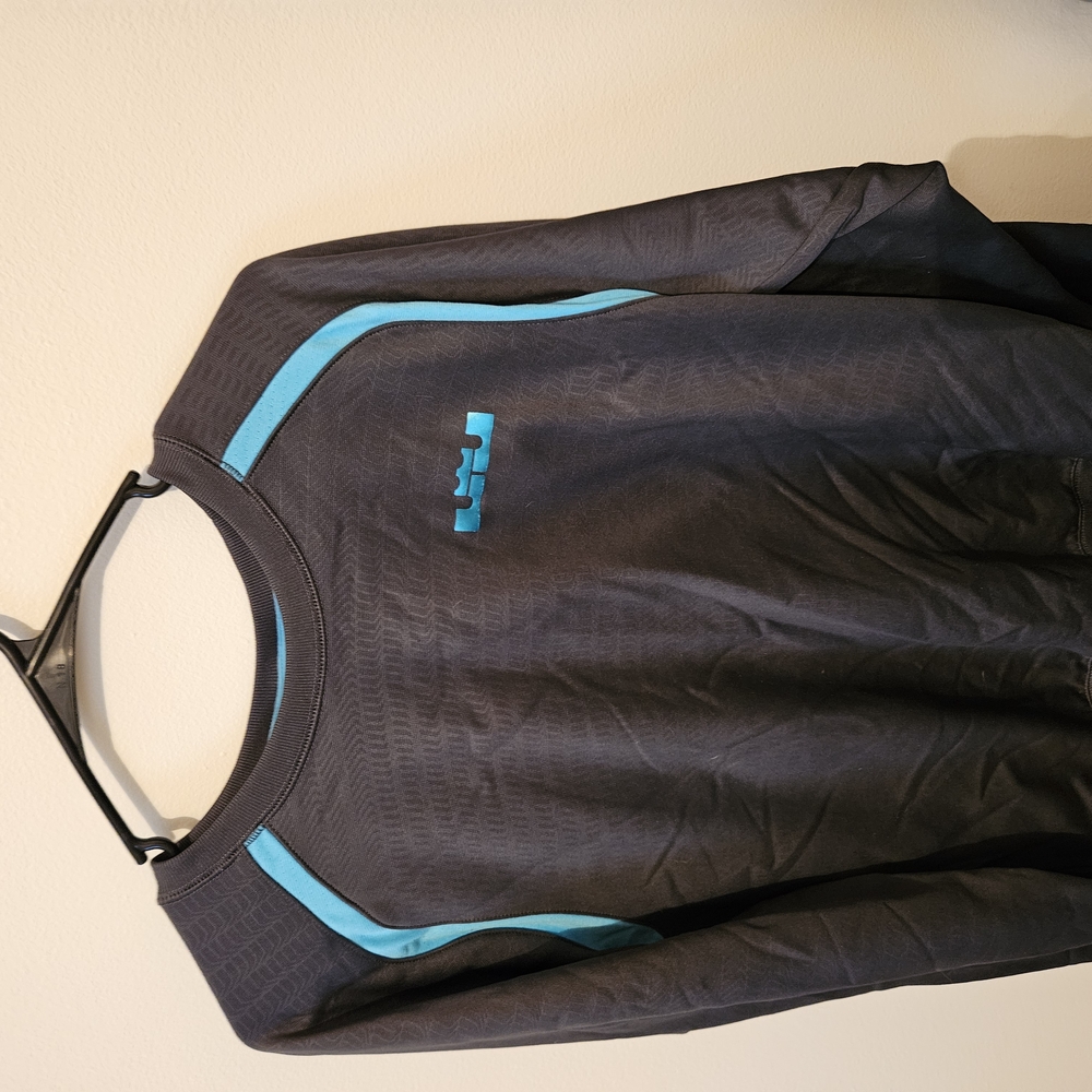 Black and Blue Long Sleeve Shirt